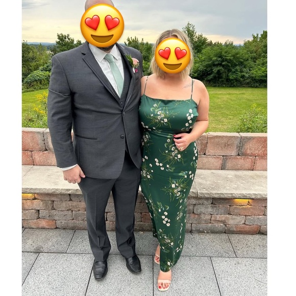 Reformation Frankie Silk Dress - Buena - Picture 9 of 10